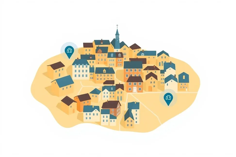 Carte du secteur d'intervention autour de Rennes (35000)